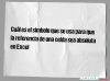 Cuál es el símbolo que se usa para que la referencia de una celda sea absoluta en Excel