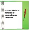 ¿Cuál es la función de los manuales de los componentes de una computadora?