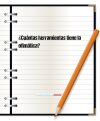 ¿Cuántas herramientas tiene la ofimática?