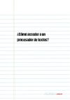 ¿Cómo acceder a un procesador de textos?