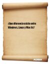 ¿Que diferencia existe entre Windows, Linux y Mac Os?