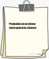 Propiedades de un sistema (teoría general de sistemas)