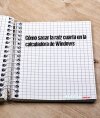 Cómo sacar la raíz cuarta en la calculadora de Windows