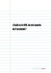 ¿Cuál es la URL de mi cuenta de Facebook?