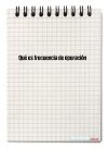 Qué es frecuencia de operación