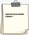 Cuanto vale en pesos argentinos el Windows 7