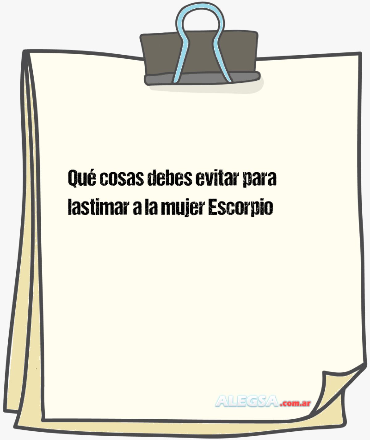 Lastimar Qué cosas debes evitar para lastimar a la mujer Escorpio