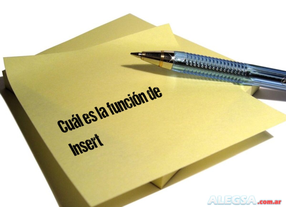 Cu l Es La Funci n De Insert cu-l-es-la-funci-n-de-insert