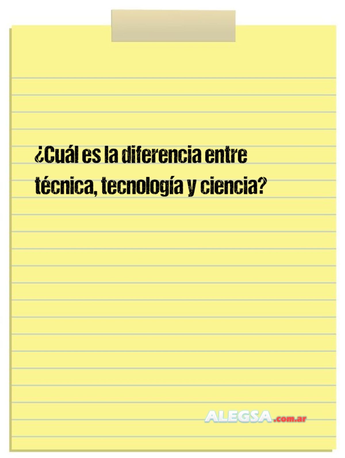 Diferenca Entre Tecnica E Tecnologia - BRAINCP