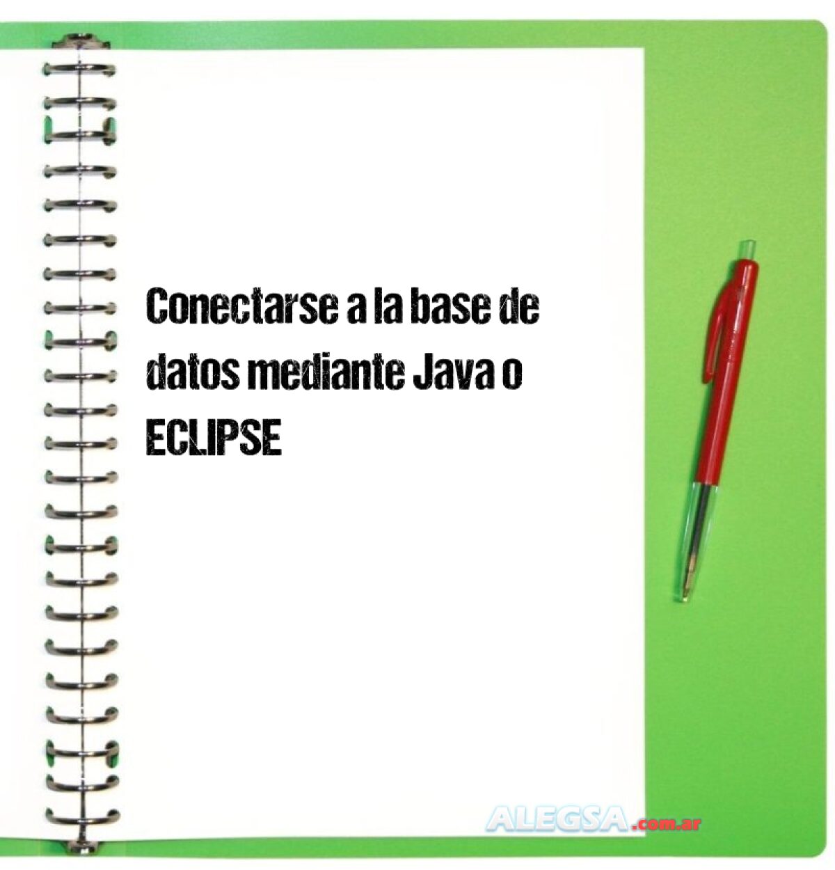 Conectarse a la base de datos mediante Java o ECLIPSE