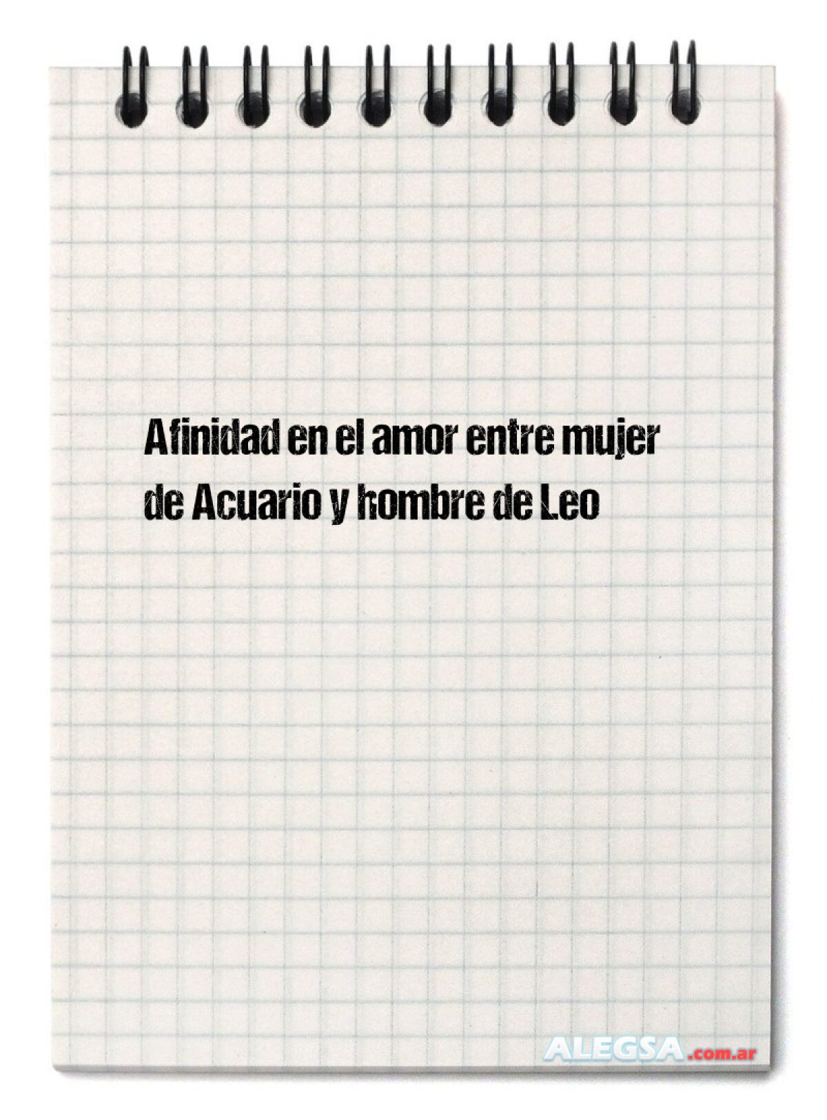 Afinidad en el amor entre mujer de Acuario y hombre de Leo