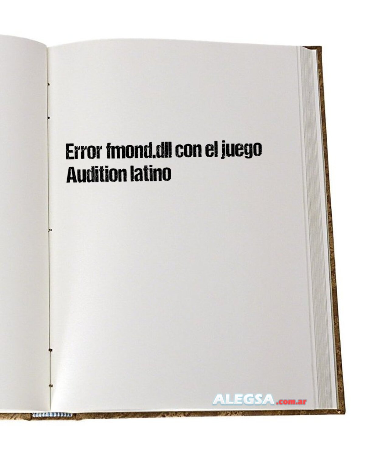 Error fmond.dll con el juego Audition latino