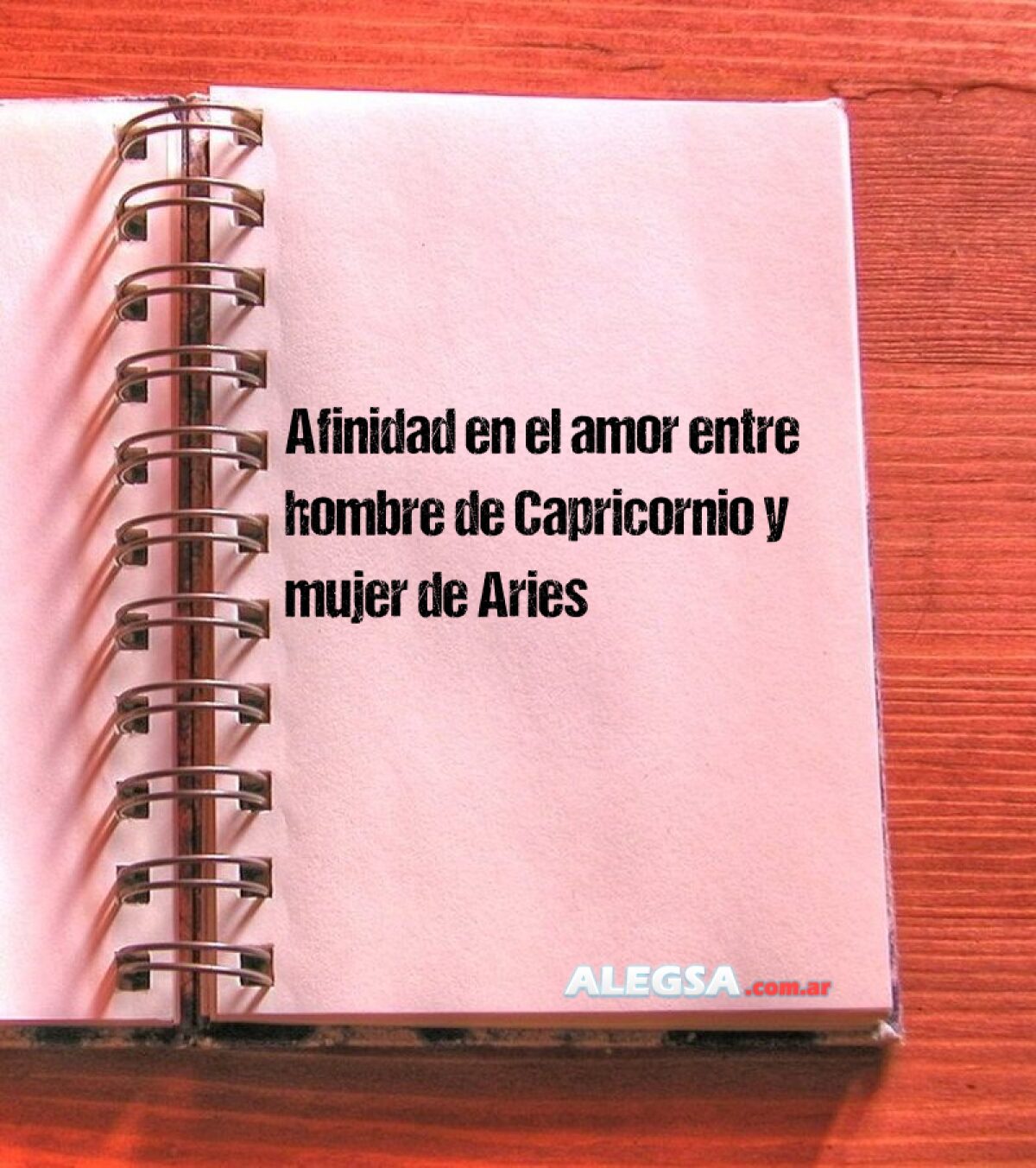 Afinidad en el amor entre hombre de Capricornio y mujer de Aries