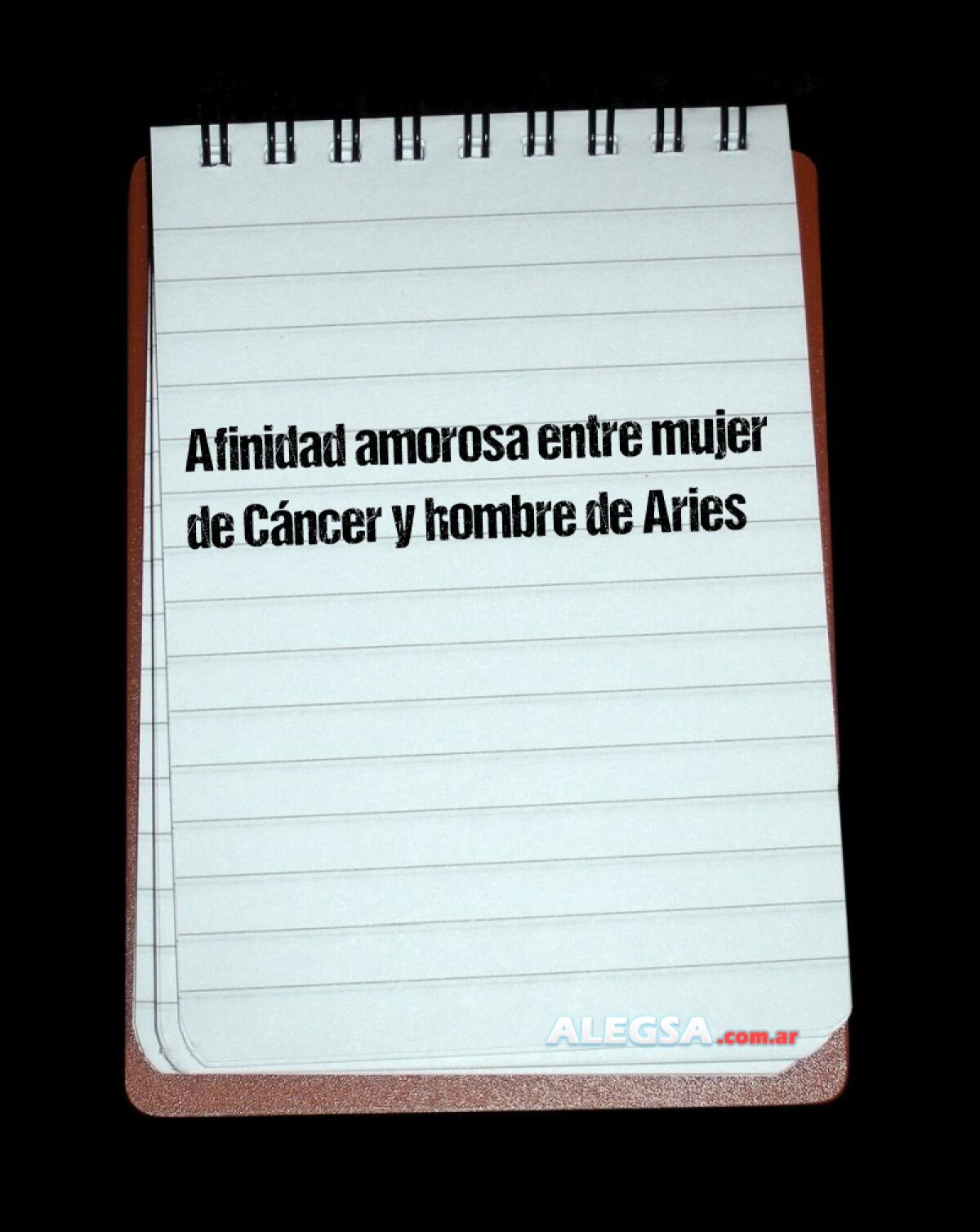 Afinidad amorosa entre mujer de Cáncer y hombre de Aries