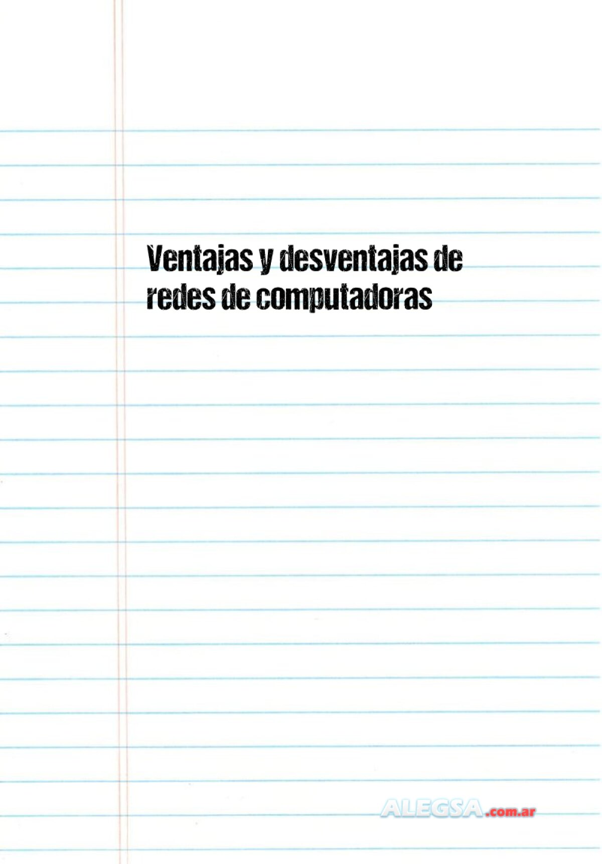 Ventajas y desventajas de redes de computadoras