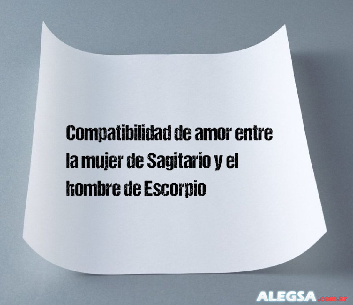 Compatibilidad de amor entre la mujer de Sagitario y el hombre de Escorpio