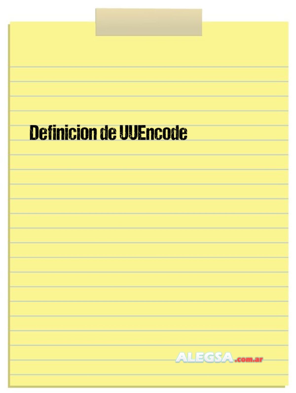 Definición de UUEncode