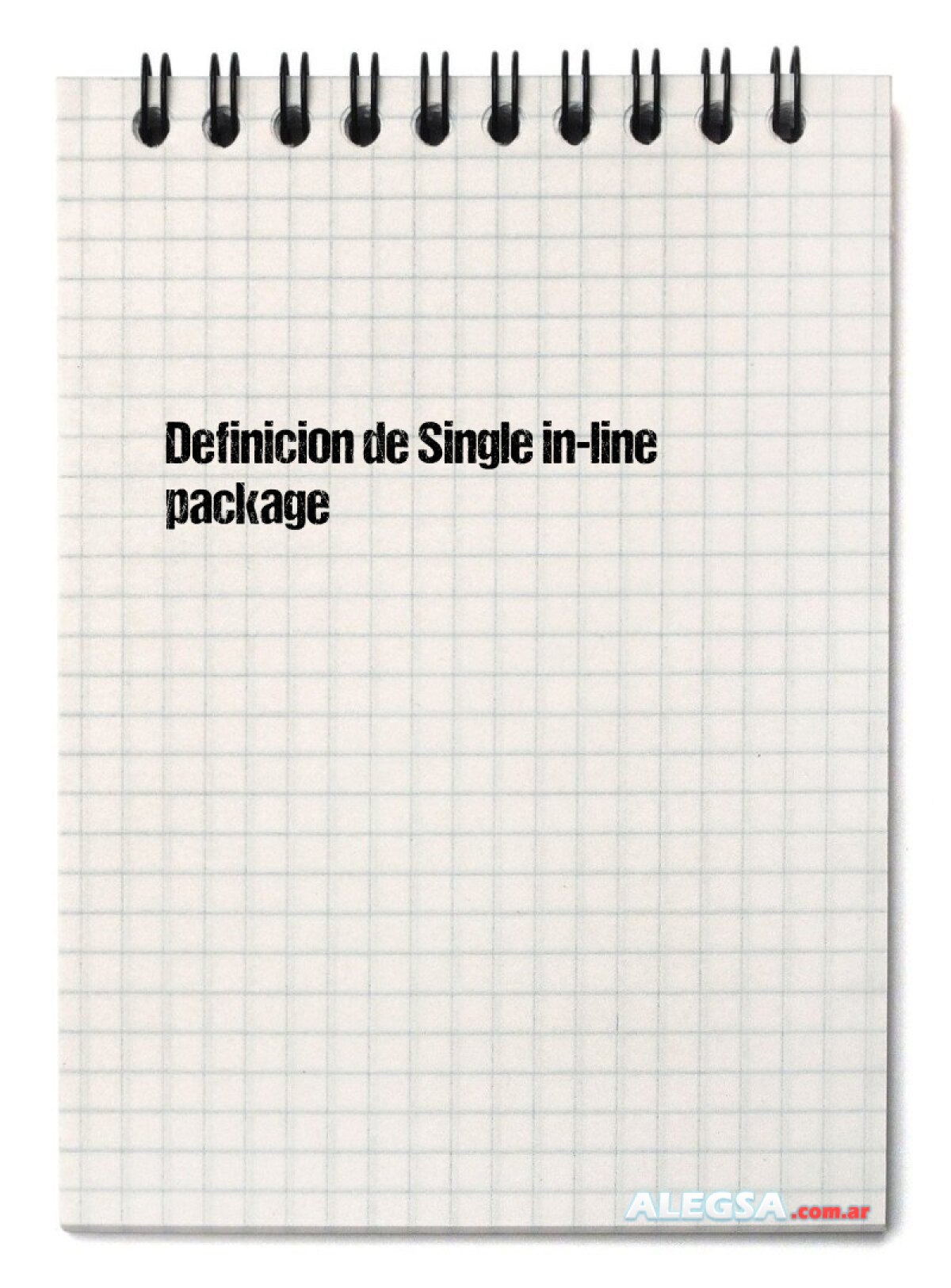 Definición de Single inline package