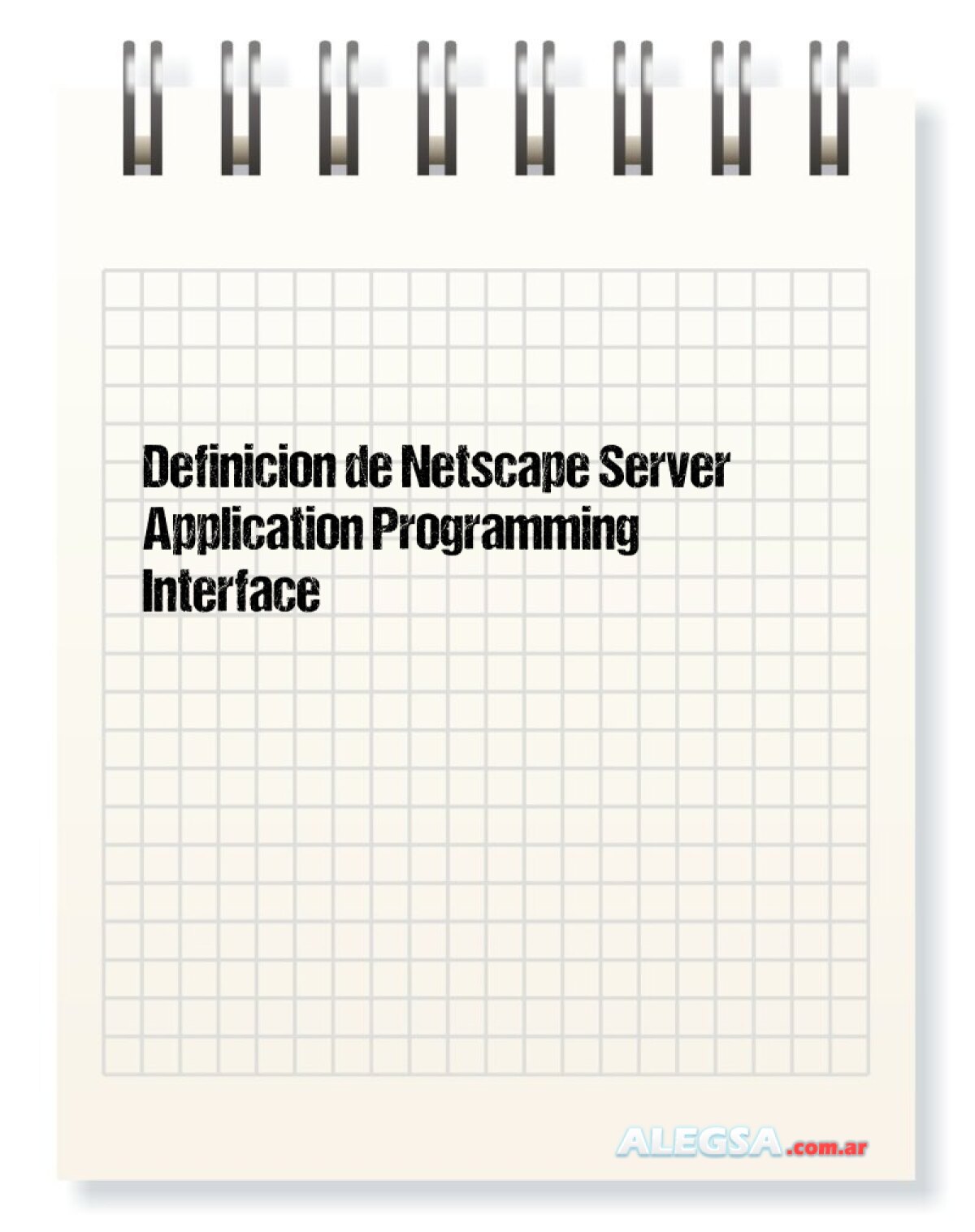 Definición de Netscape Server Application Programming Interface