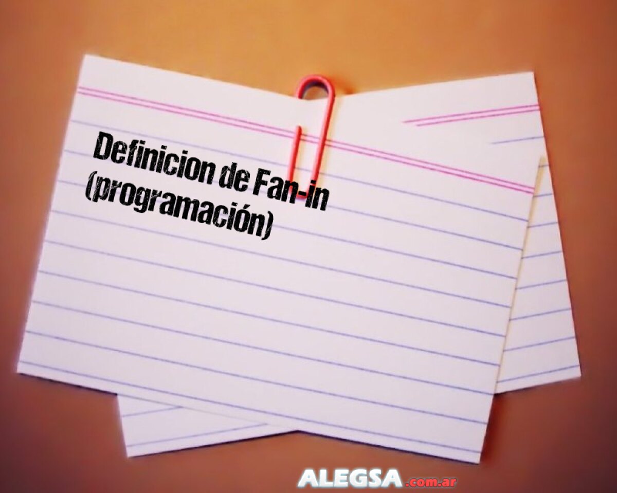 Definición de Fanin (programación)
