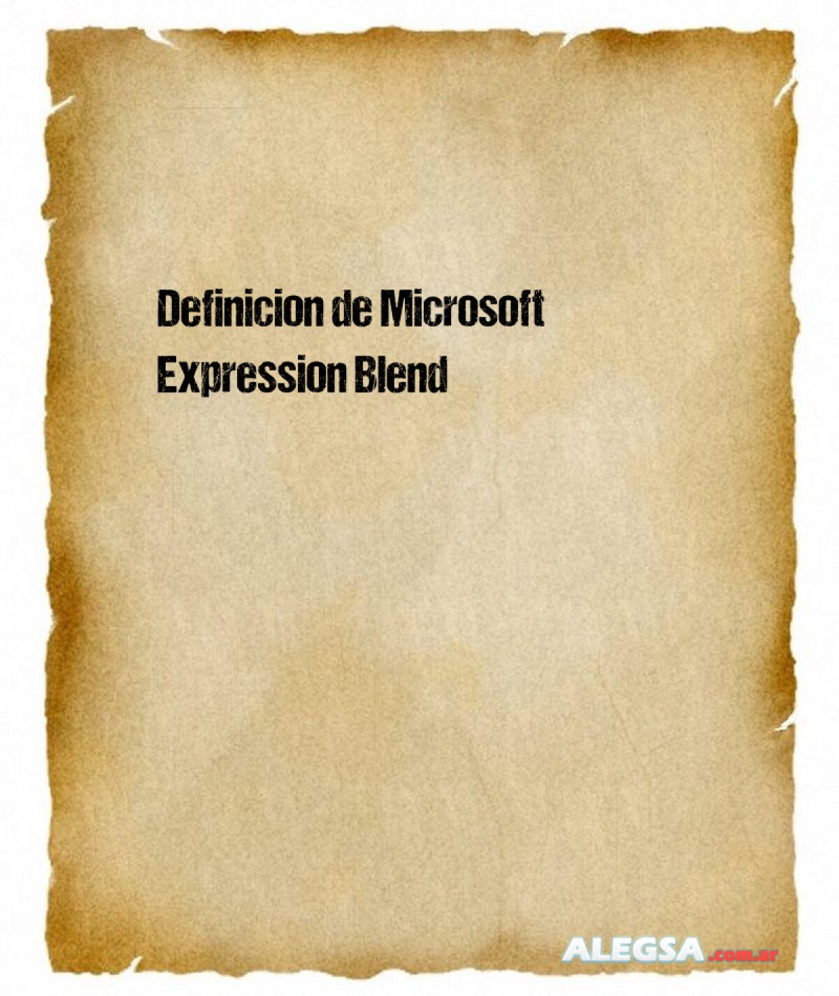 Definición de Microsoft Expression Blend