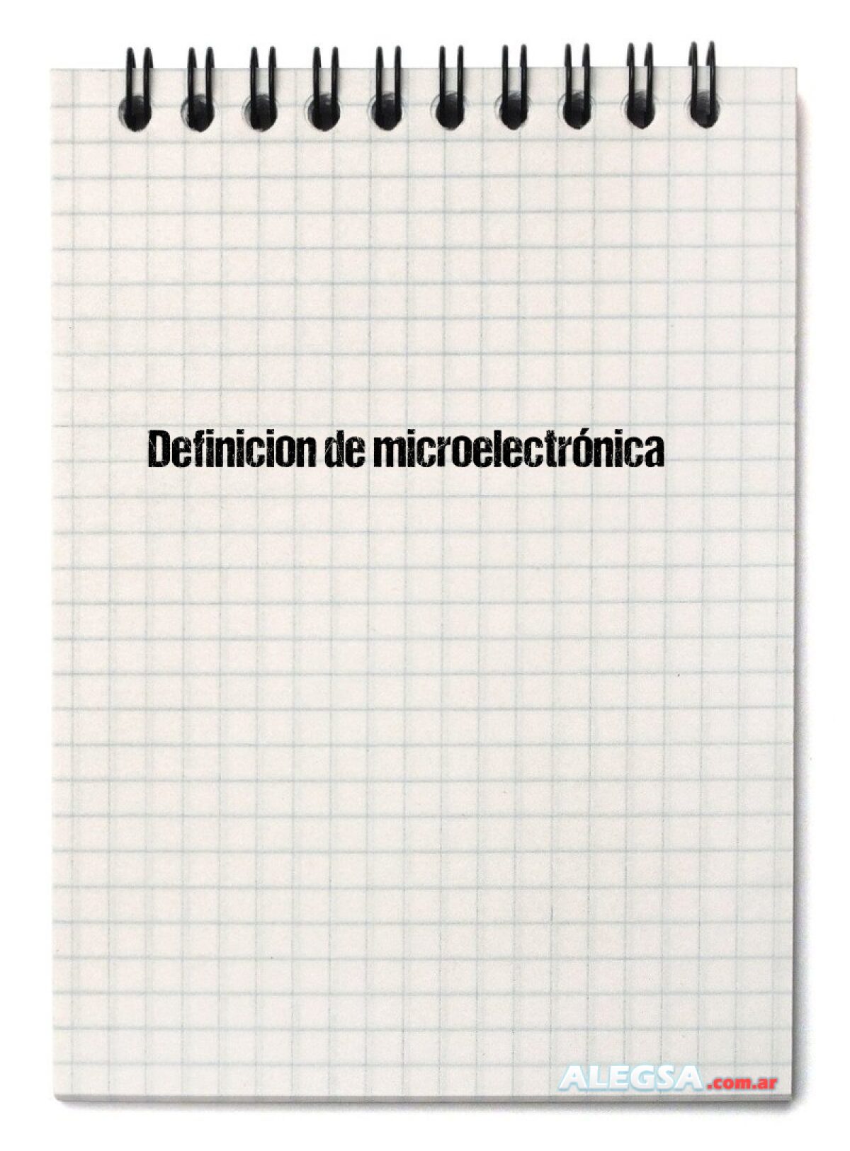 Definición de microelectrónica