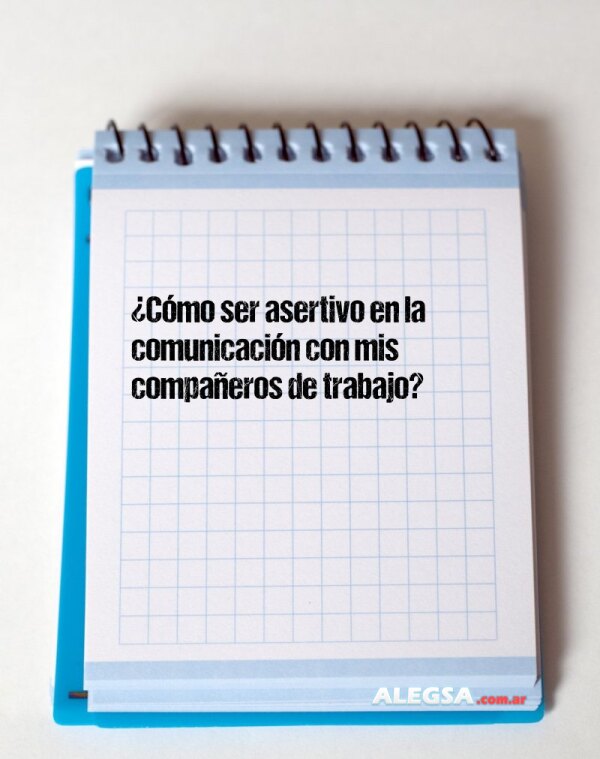 ¿Cómo ser asertivo en la comunicación con mis compañeros de trabajo?