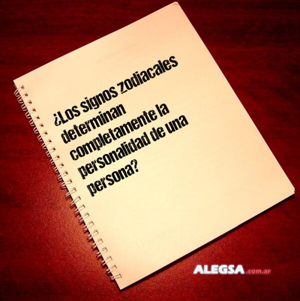 ¿Los signos zodiacales determinan completamente la personalidad de una persona?