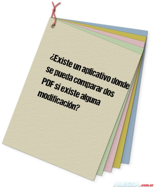 ¿Existe un aplicativo donde se pueda comparar dos PDF si existe alguna modificación?