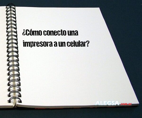 ¿Cómo conecto una impresora a un celular?
