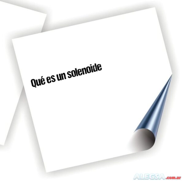 Qué es un solenoide