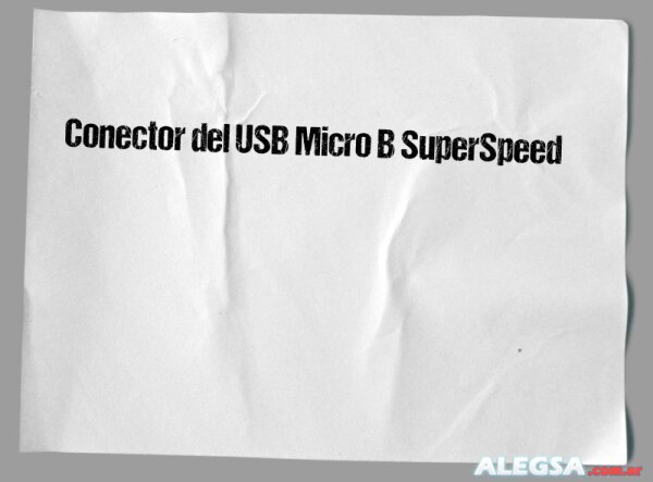 Conector del USB Micro B SuperSpeed 