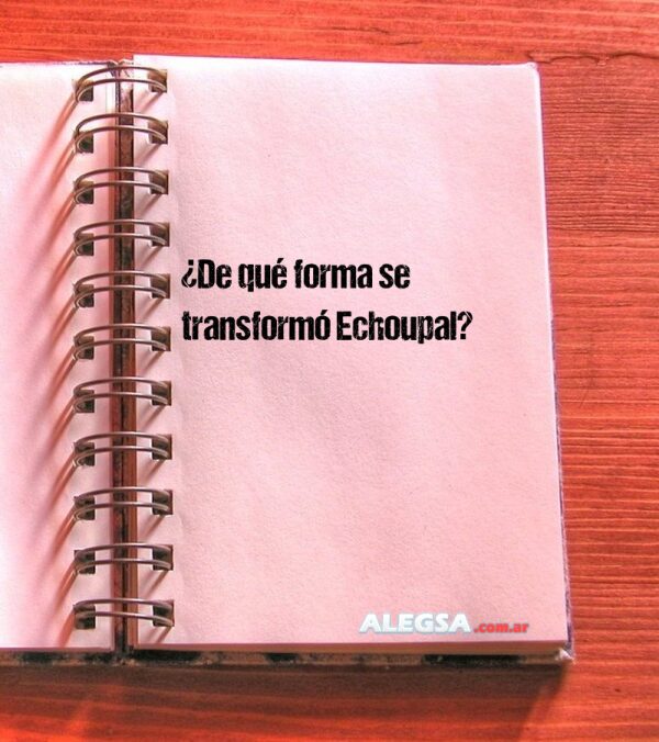 ¿De qué forma se transformó Echoupal?