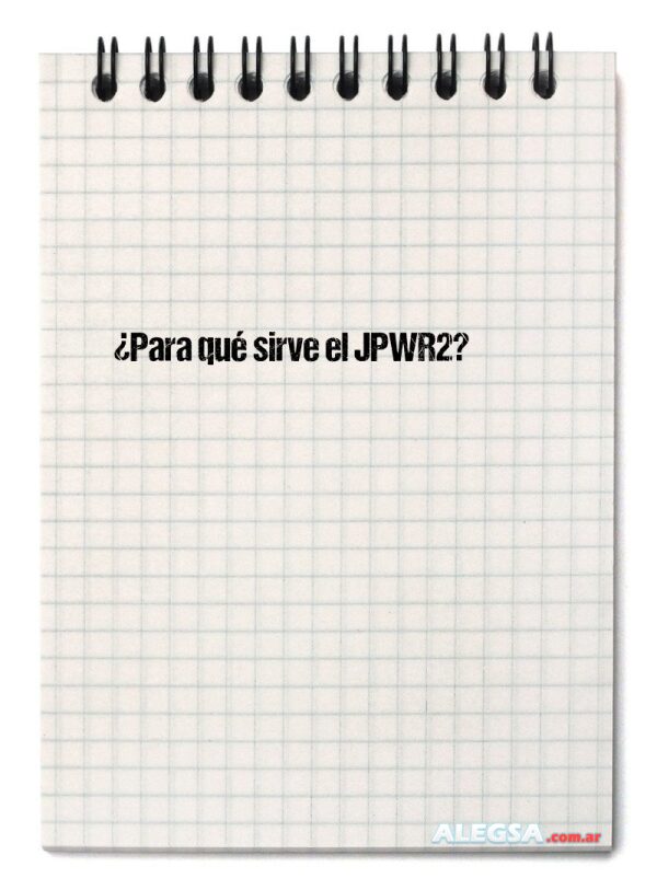 ¿Para qué sirve el JPWR2?