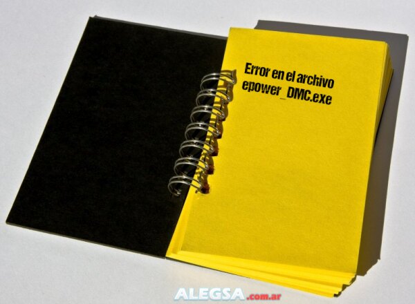 Error en el archivo epower_DMC.exe