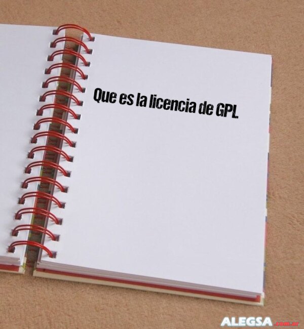 Que es la licencia de GPL