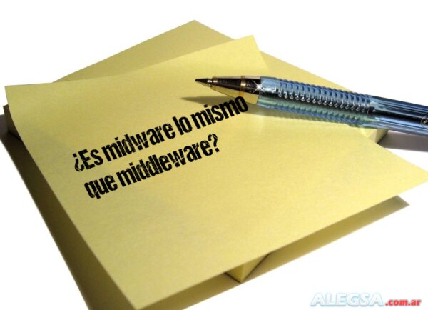 ¿Es midware lo mismo que middleware?