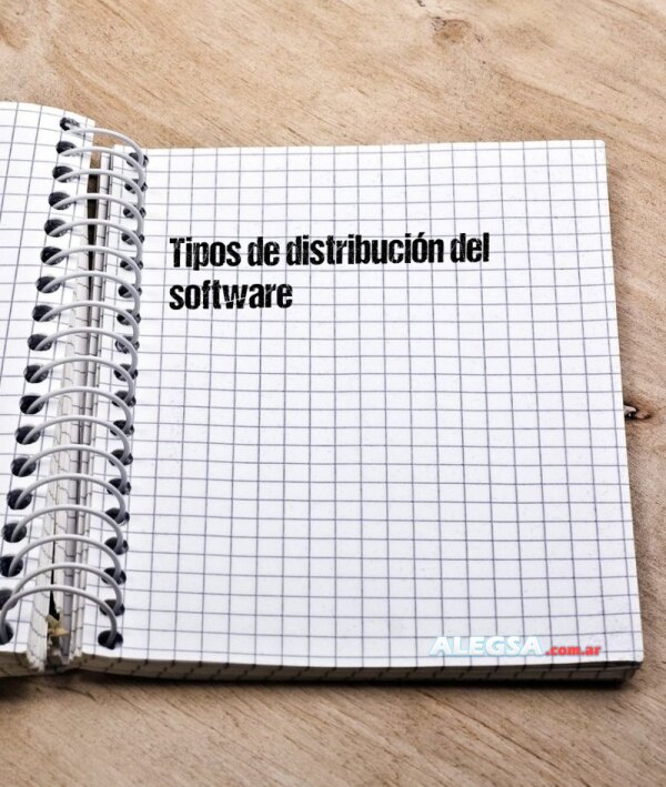 Tipos de distribución del software