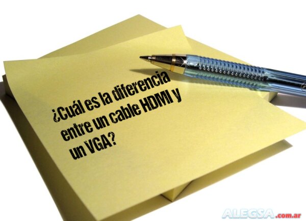 ¿Cuál es la diferencia entre un cable HDMI y un VGA?