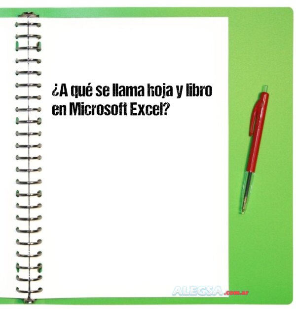 ¿A qué se llama hoja y libro en Microsoft Excel?