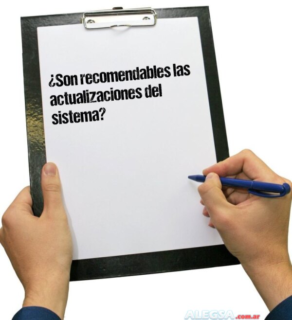 ¿Son recomendables las actualizaciones del sistema?