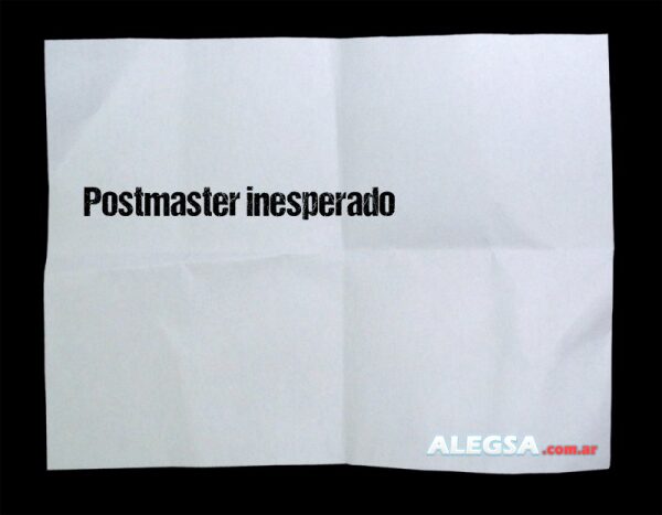 Postmaster inesperado
