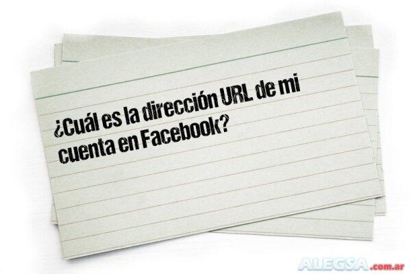 ¿Cuál es la dirección URL de mi cuenta en Facebook?