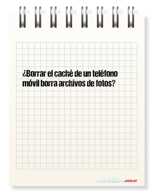 ¿Borrar el caché de un teléfono móvil borra archivos de fotos?