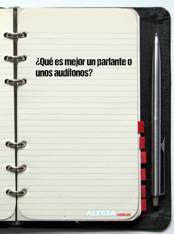 ¿Qué es mejor un parlante o unos audífonos?