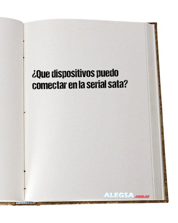 ¿Que dispositivos puedo comectar en la serial sata?