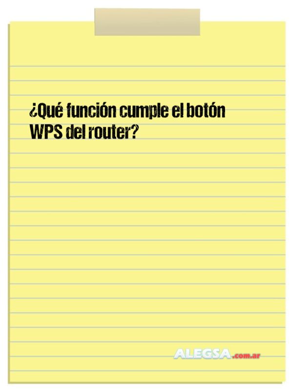¿Qué función cumple el botón WPS del router?
