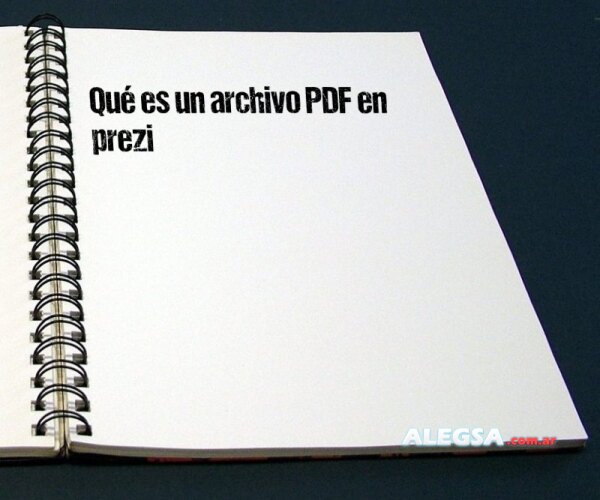 Qué es un archivo PDF en prezi