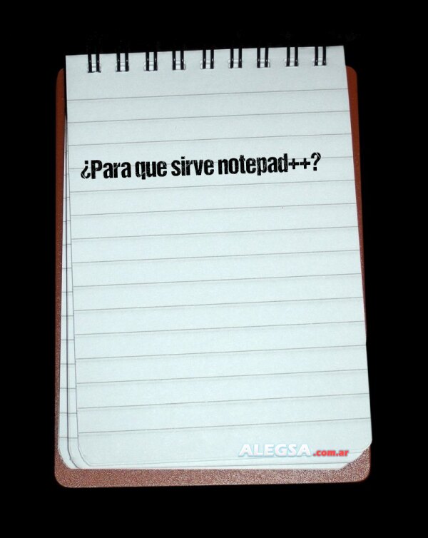 ¿Para que sirve notepad++?