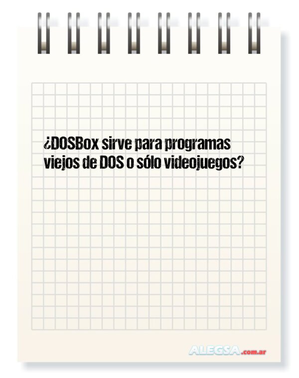 ¿DOSBox sirve para programas viejos de DOS o sólo videojuegos?
